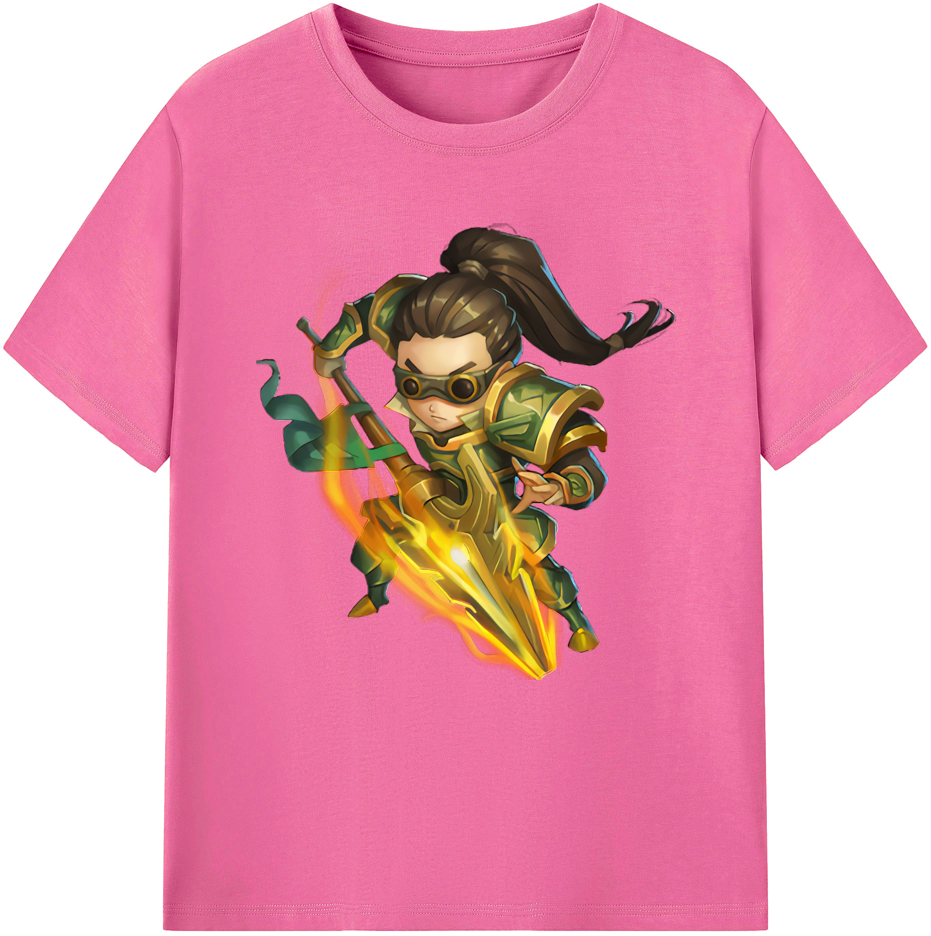 （画像用） リーグ・オブ・レジェンド League of Legends LOL レディースカジュアルプリントTシャツ（綿100％）